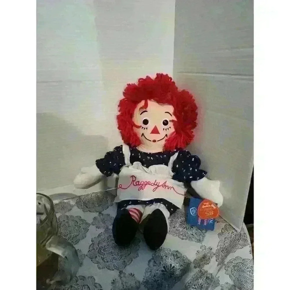 Raggedy Ann 85th Birthday Edition Soft Rag Plush Doll by Applause 17” - Picture 6 of 10
